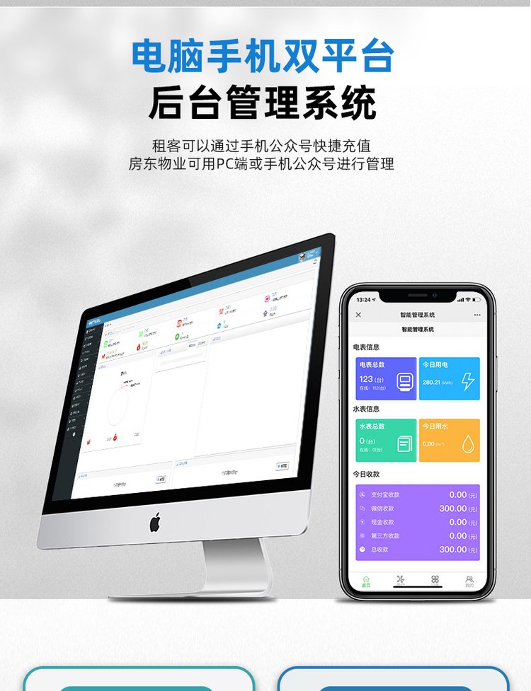 GPRS远程导轨电表 手机缴费智能电表出租房 220v(图7)